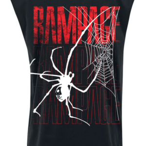 Spider T-Shirt - Black - Sleevless Oversized